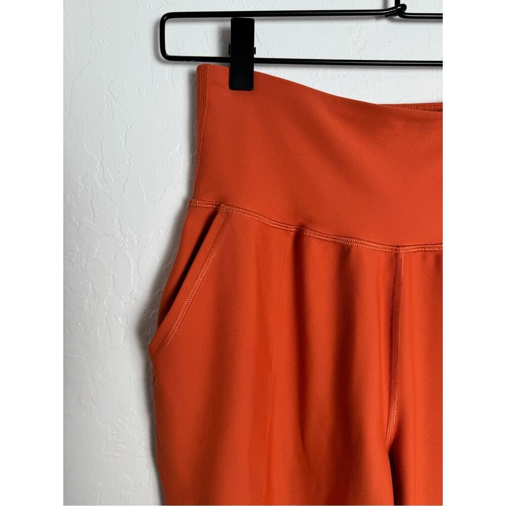 Old Navy High Waisted PowerSoft Crop Jogger Pant Buttery Soft - Orange - Picture 5 of 12